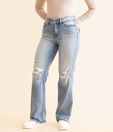 Buckle Black Fit No. 75 Classic Straight Stretch Jean front view