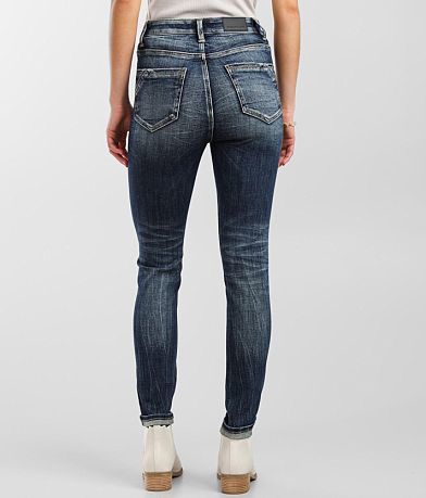 Buckle Black Fit No. 35 Ankle Skinny Cuffed Jean back view