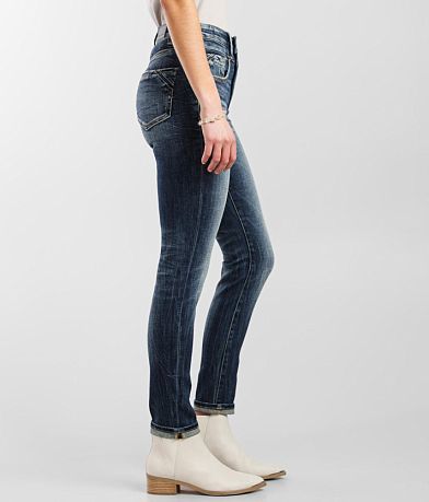 Buckle Black Fit No. 35 Ankle Skinny Cuffed Jean full right side view