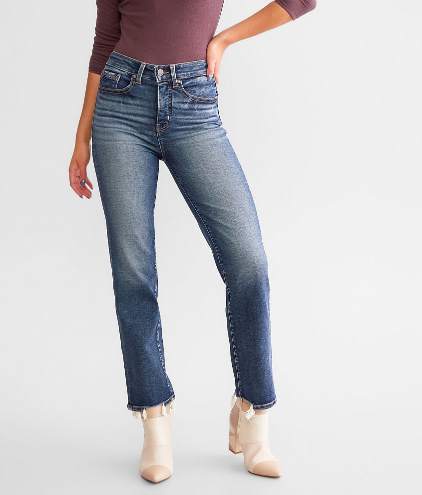 Buckle Black Fit No. Cropped Straight Stretch Jean