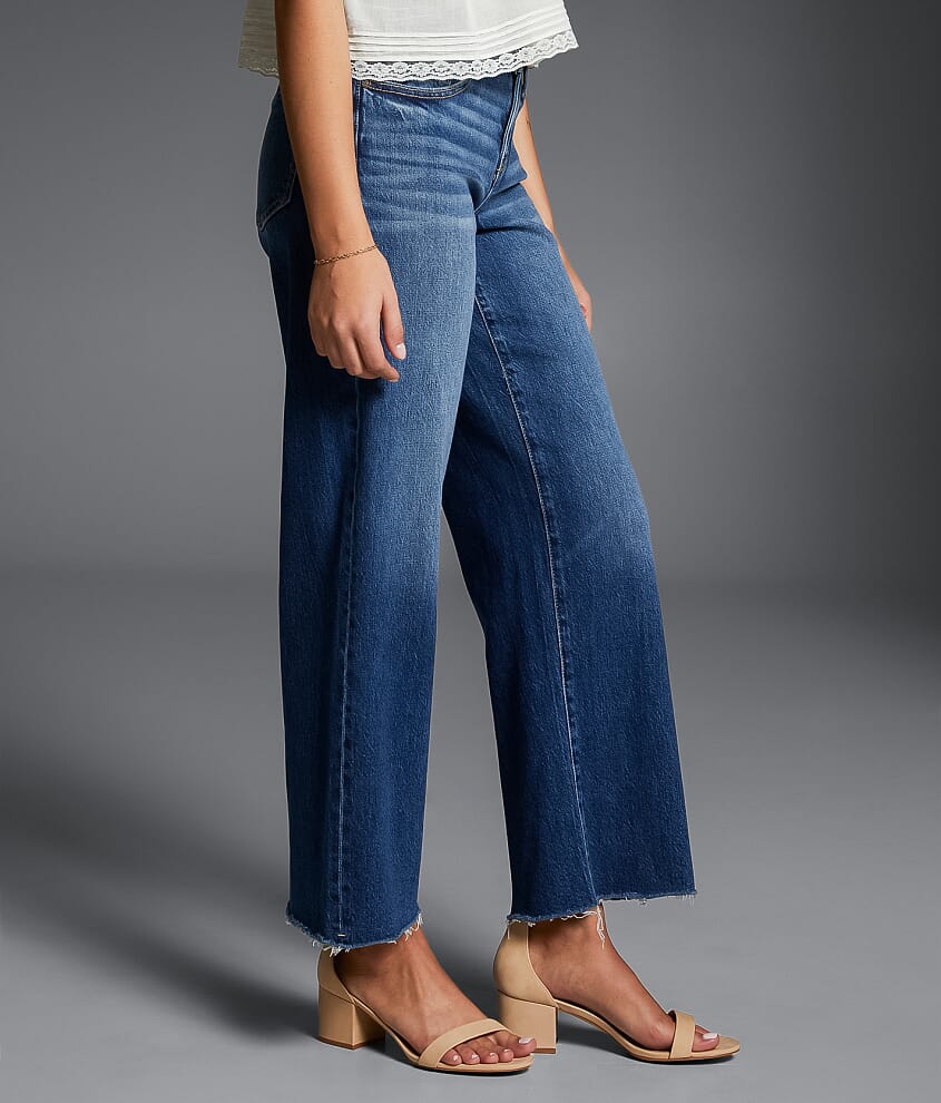 Fit No. 53 Cropped Wide Leg Stretch Jean