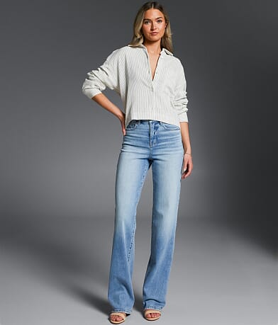 Buckle Black Fit No. 35 Classic Straight Stretch Jean front view