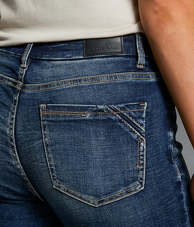 Buckle Black Fit No. 85 Ankle Skinny Stretch Cuffed Jean BACK_POCKET
