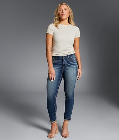 Buckle Black Fit No. 85 Ankle Skinny Stretch Cuffed Jean front view
