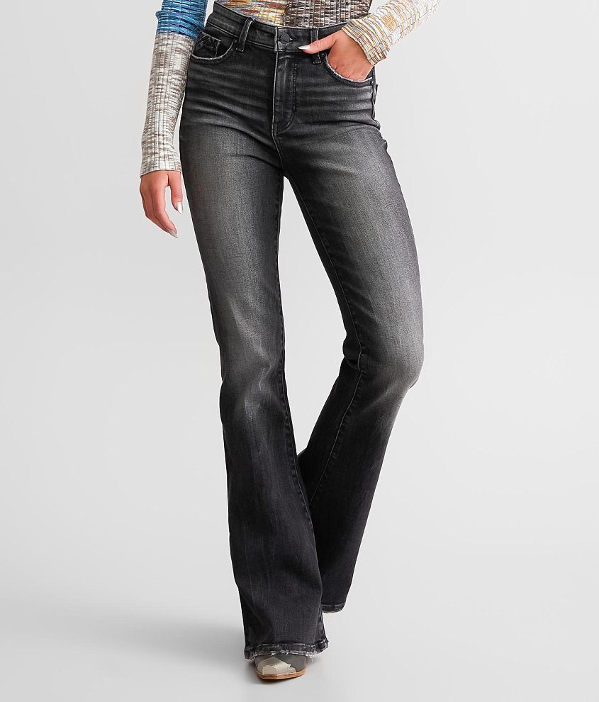 Buckle Black Fit No. 75 Flare Stretch Jean front view