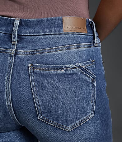 Buckle Black Fit No. 53 Trouser Stretch Jean back pocket view