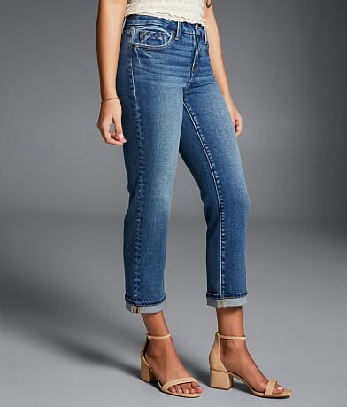 Buckle Black Fit No. 53 Capri Stretch Cuffed Jean full right side view