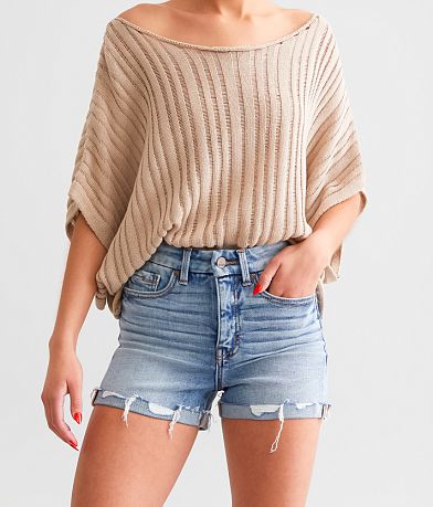 Buckle Black Fit No. 35 Stretch Cuffed Short front view