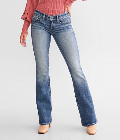 Miss Me Mid-Rise Flare Stretch Jean - Women's Jeans in K220