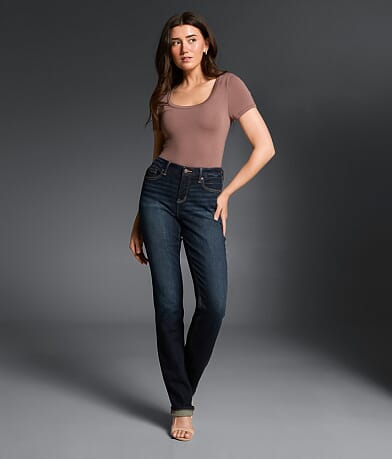Buckle Black Fit No. 85 Straight Stretch Jean front view