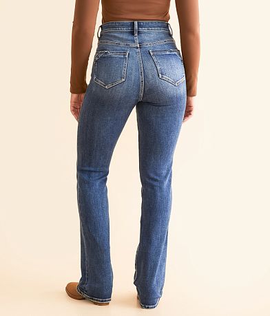 Buckle Black Fit No. 75 Tailored Boot Stretch Jean BACK