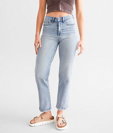 Buckle Black Fit No. 35 Cropped Straight Stretch Jean FULL_LEFT_SIDE