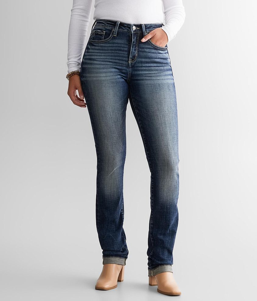 Buckle Black Fit No. 93 Mid-Rise Straight Cuffed Jean front view