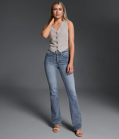 Buckle Black Fit No. 75 Tailored Boot Stretch Jean front view