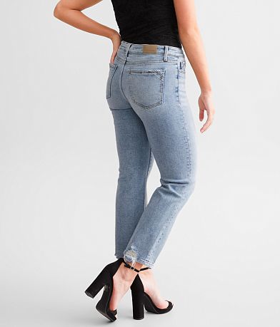 Ribcage Cropped Flare Women's Jeans - Light Wash