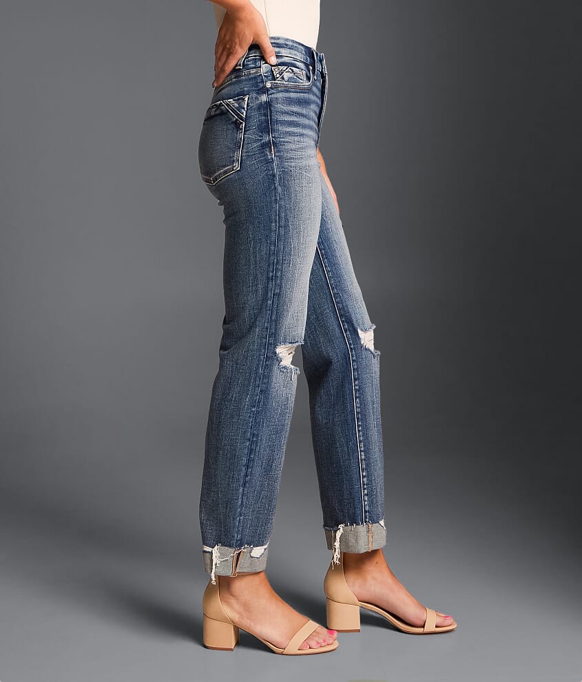 Fit No. 75 Cropped Straight Stretch Jean