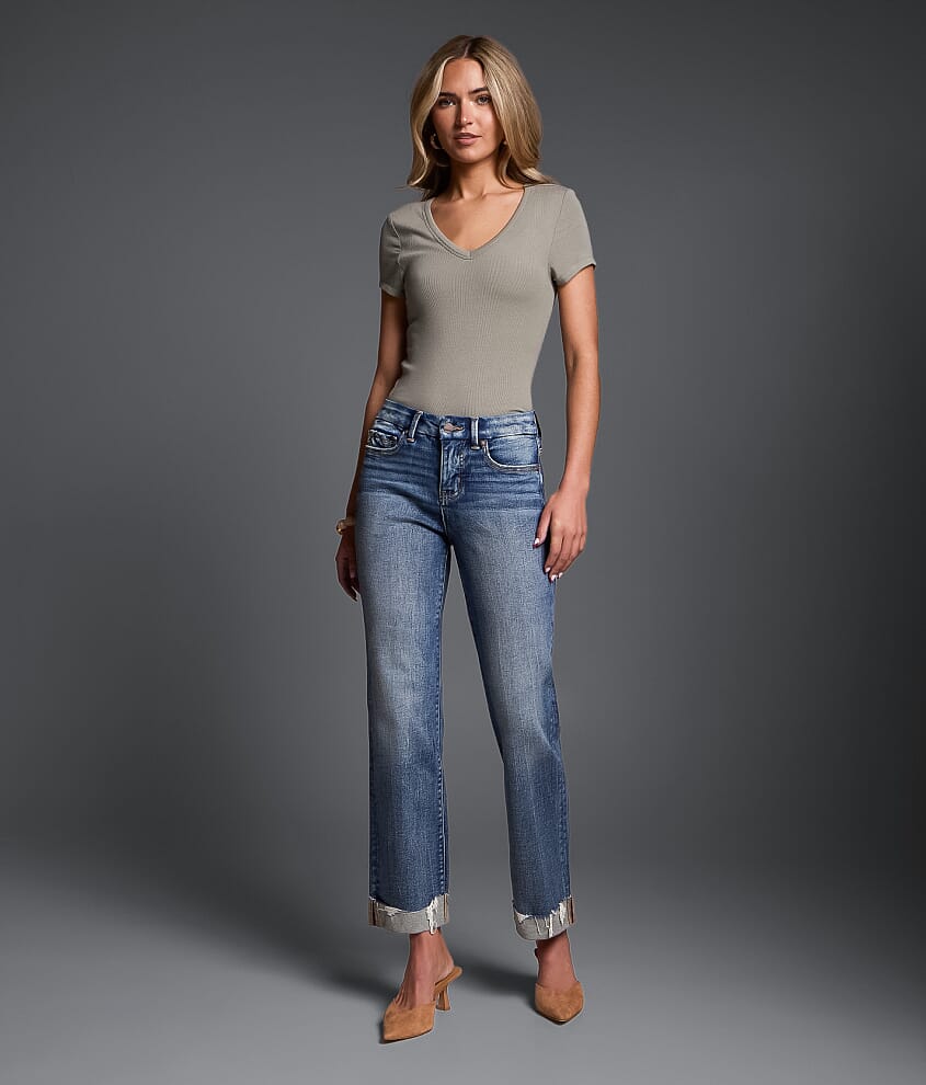 Fit No. 23 Cropped Straight Stretch Jean