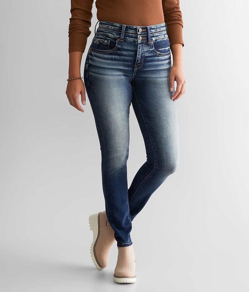Buckle Black Fit No. 93 Skinny Stretch Jean front view