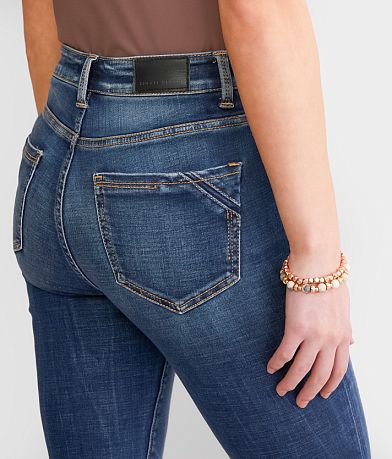 Buckle Black Fit No. 35 Boot Stretch Jean back pocket view