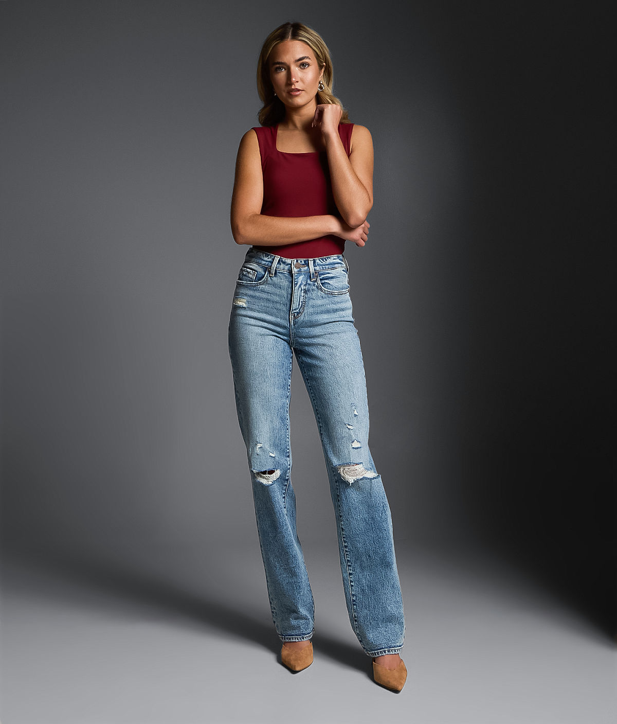 Buckle Black Fit No. 35 Classic Straight Stretch Jean — Bancroft by Buckle