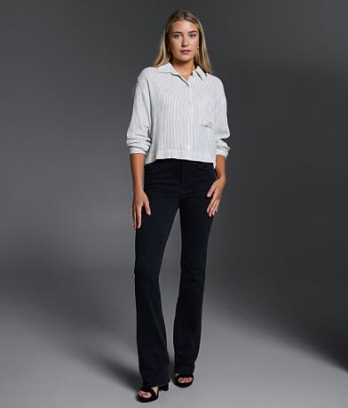 Buckle Black Fit No. 75 Tailored Boot Stretch Jean front view