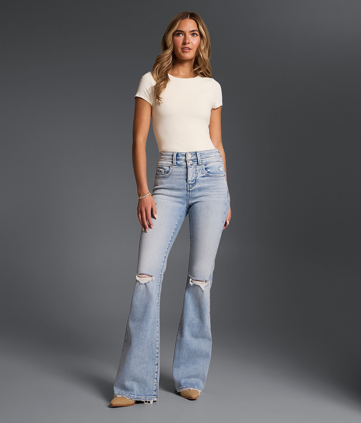 Buckle Black Fit No. 35 Flare Stretch Jean — Baysinger by Buckle