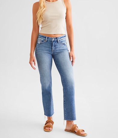 Buckle Black Fit No. 53 Cropped Straight Stretch Jean front view