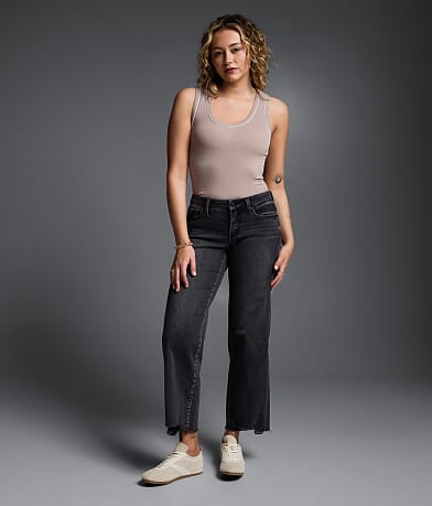 Fit No. 53 Cropped Wide Leg Stretch Jean
