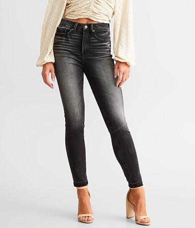 Buckle black best sale skinny jeans