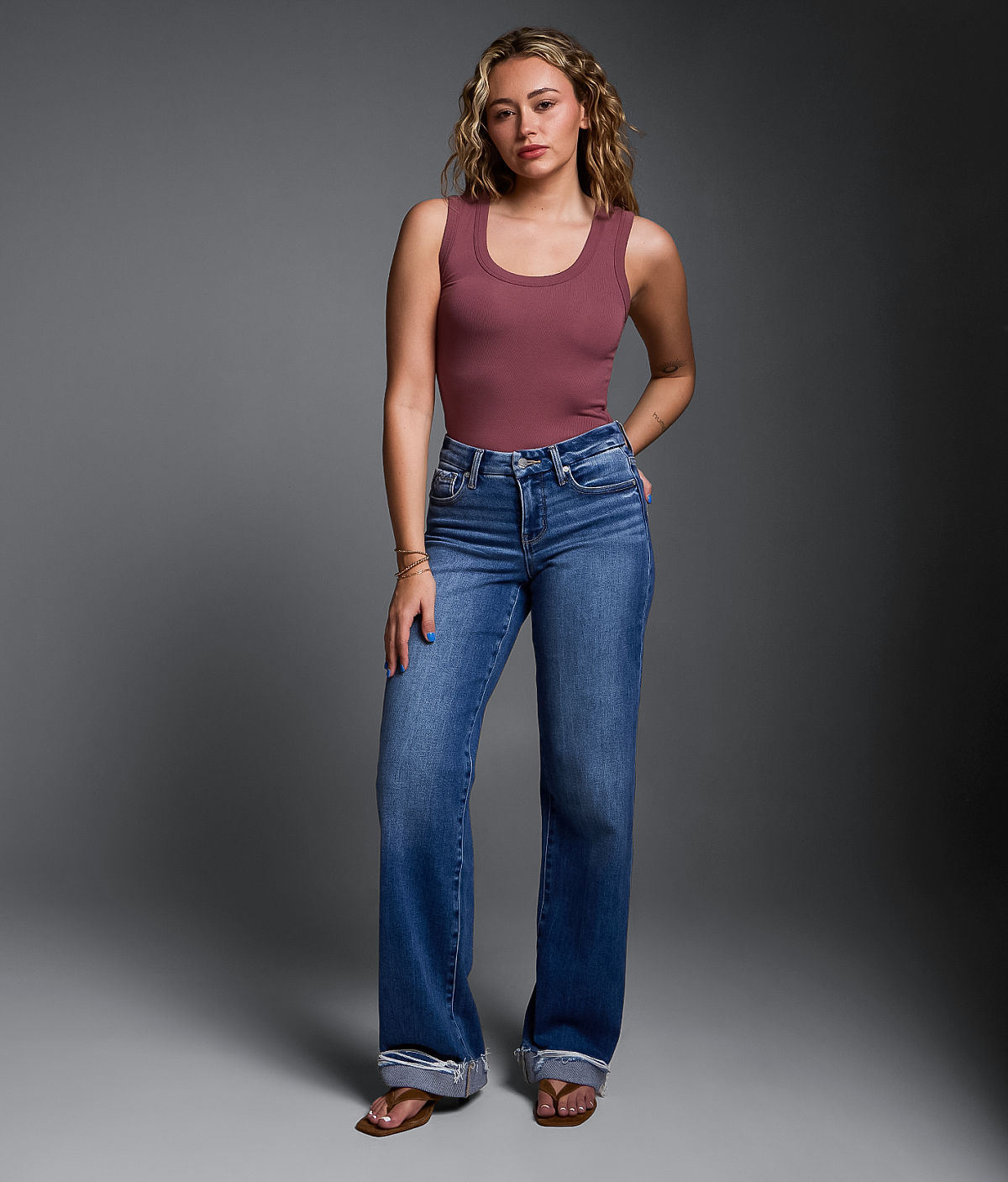 Buckle Black Fit No. 53 Wide Leg Stretch Jean — Celia by Buckle