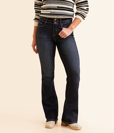 Buckle Black Fit No. 75 Boot Stretch Jean front view