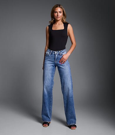 Fit No. 53 Wide Leg Stretch Jean