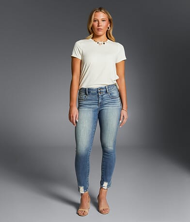 Buckle Black Fit No. 53 Ankle Skinny Stretch Jean front view