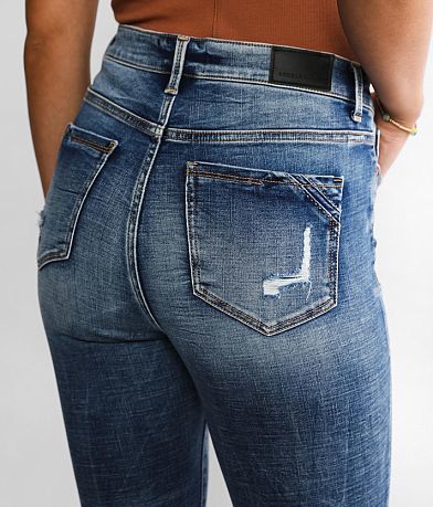 Buckle Black Fit No. 75 Ankle Skinny Stretch Jean back pocket view