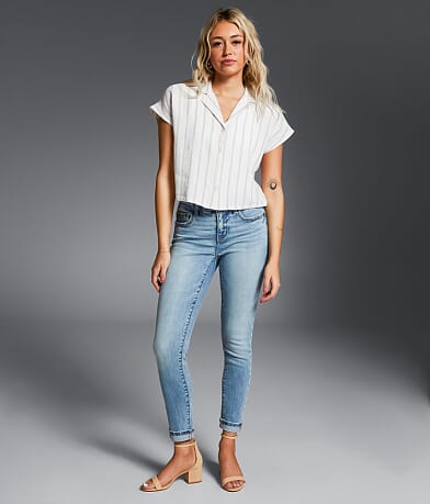 Buckle Black Fit No. 53 Ankle Skinny Stretch Jean front view