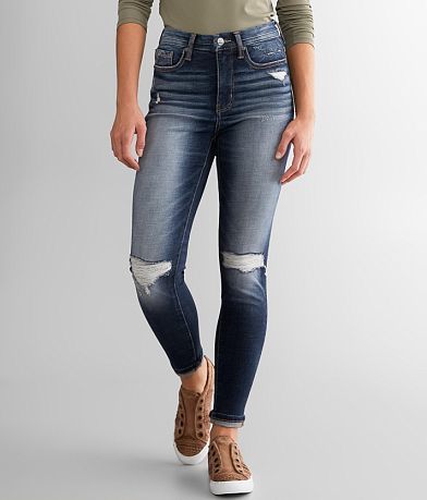 Buckle Black Fit No. 75 Ankle Skinny Stretch Jean front view