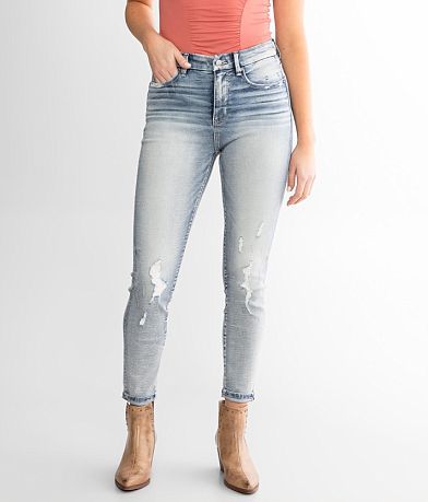 Miinto Dames Kleding Broeken & Jeans Jeans Stretch Jeans Skinny Soft Stretch jeans with belt 
