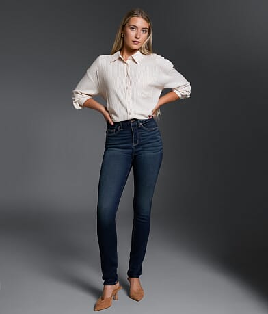 Buckle Black Fit No. 75 Skinny Stretch Jean front view