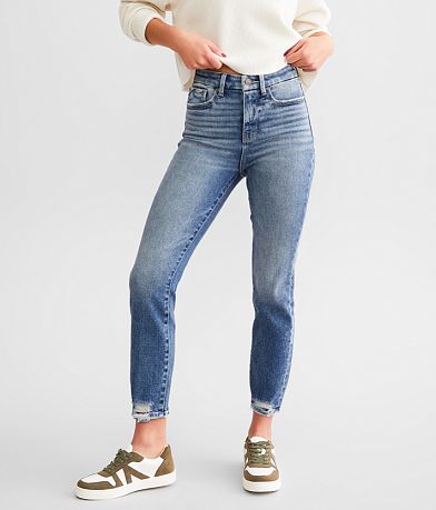 Buckle Black Fit No. 35 Ankle Skinny Stretch Jean front view