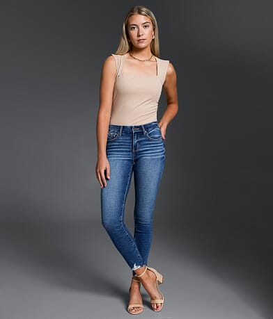 Buckle Black Fit No. 53 Ankle Skinny Stretch Jean front view