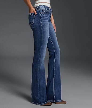 Buckle Black Fit No. 53 Tailored Boot Stretch Jean full right side view
