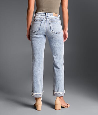 Fit No. 53 Cropped Straight Stretch Cuffed Jean thumbnail 4