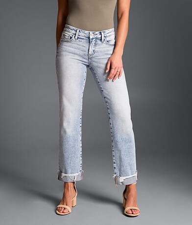 Fit No. 53 Cropped Straight Stretch Cuffed Jean thumbnail 2