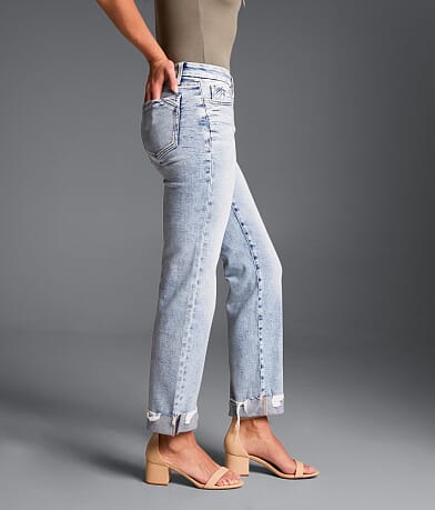 Fit No. 53 Cropped Straight Stretch Cuffed Jean thumbnail 3