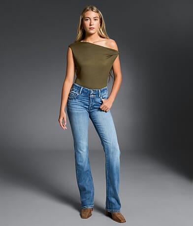 Buckle Black Fit No. 53 Tailored Boot Stretch Jean front view