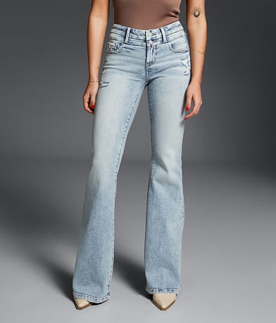 Buckle Black Fit No. 53 Flare Stretch Jean full left side view