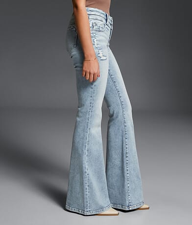 Buckle Black Fit No. 53 Flare Stretch Jean full right side view