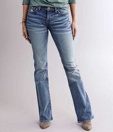 Buckle Black Fit No. 53 Mid-Rise Boot Stretch Jean full left side view