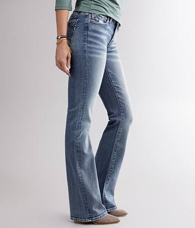 Buckle Black Fit No. 53 Mid-Rise Boot Stretch Jean full right side view