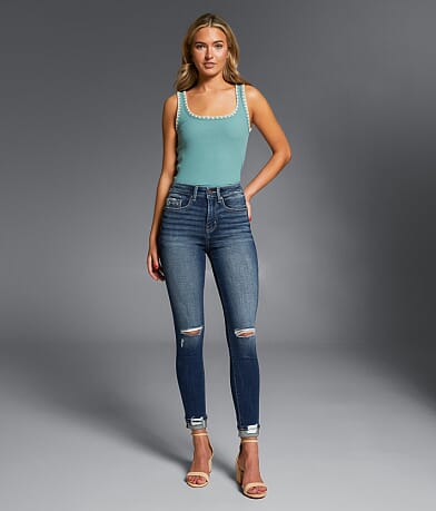 Buckle Black Fit No. 35 Ankle Skinny Stretch Jean front view